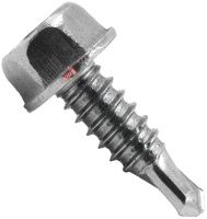 Саморез с прессшайбой и буром 5,5х120 мм DIN 7504 K, нержавеющая сталь А2 Саморез с прессшайбой и буром 5,5х120 мм DIN 7504 K, нержавеющая сталь А2